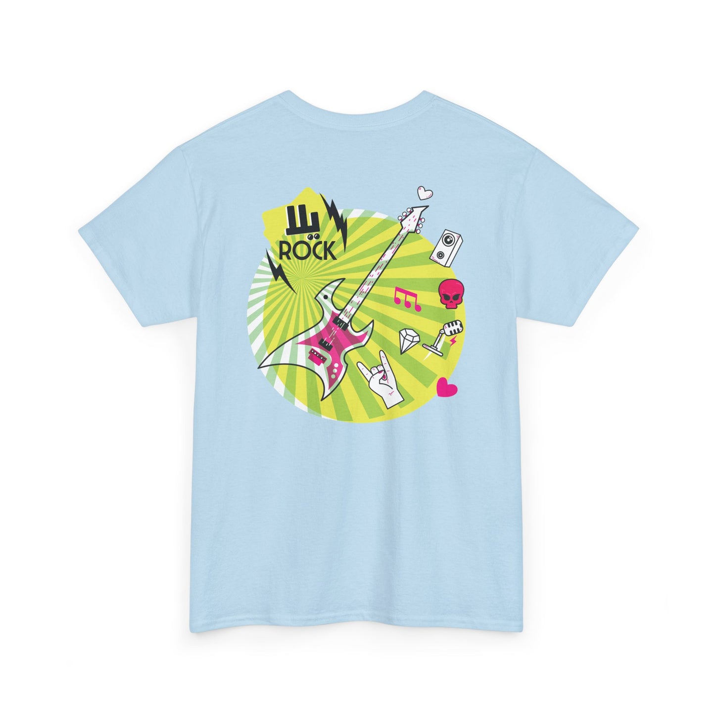 Rockin' Unisex Heavy Cotton Tee - Perfect for Music Lovers `Yalla Rock'