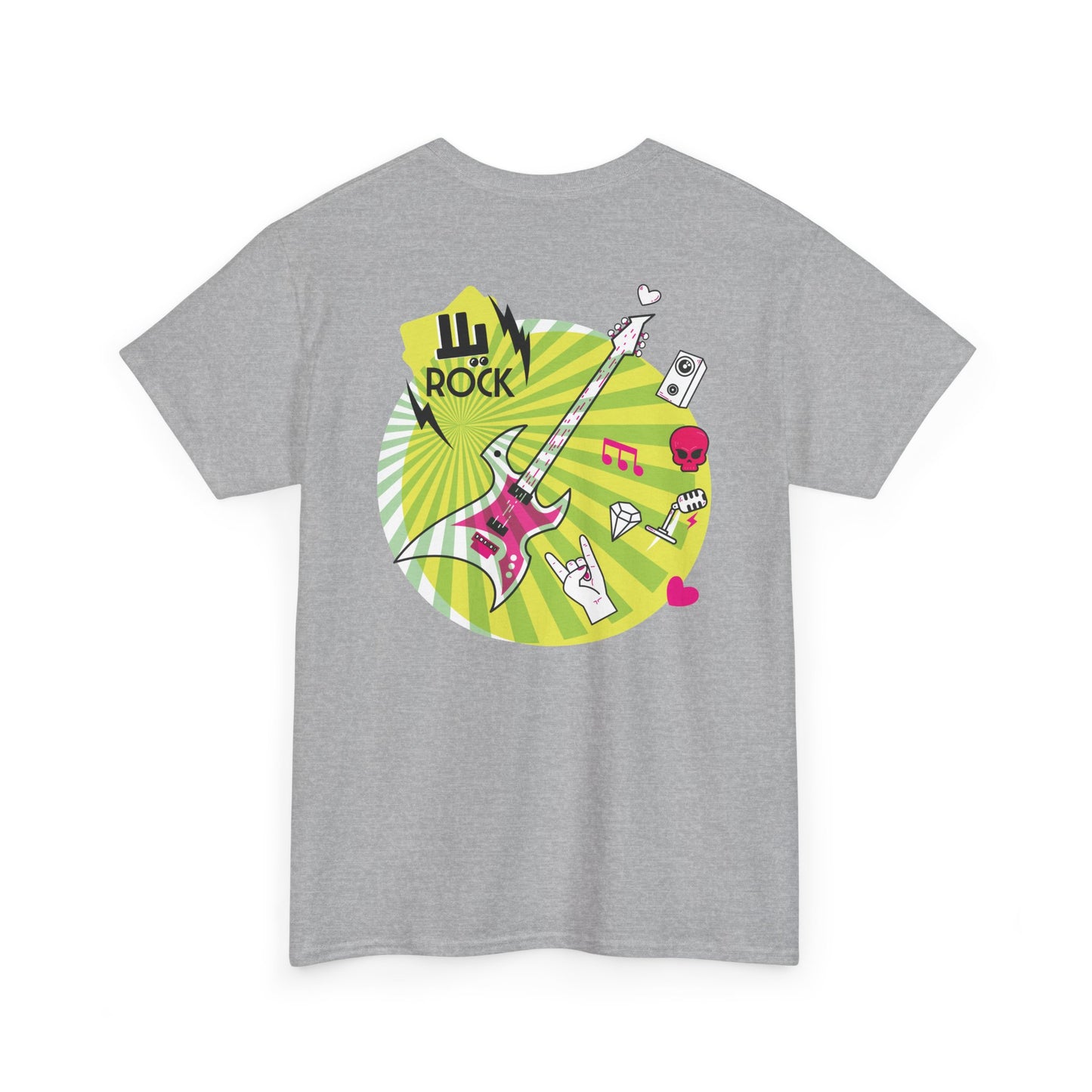 Rockin' Unisex Heavy Cotton Tee - Perfect for Music Lovers `Yalla Rock'