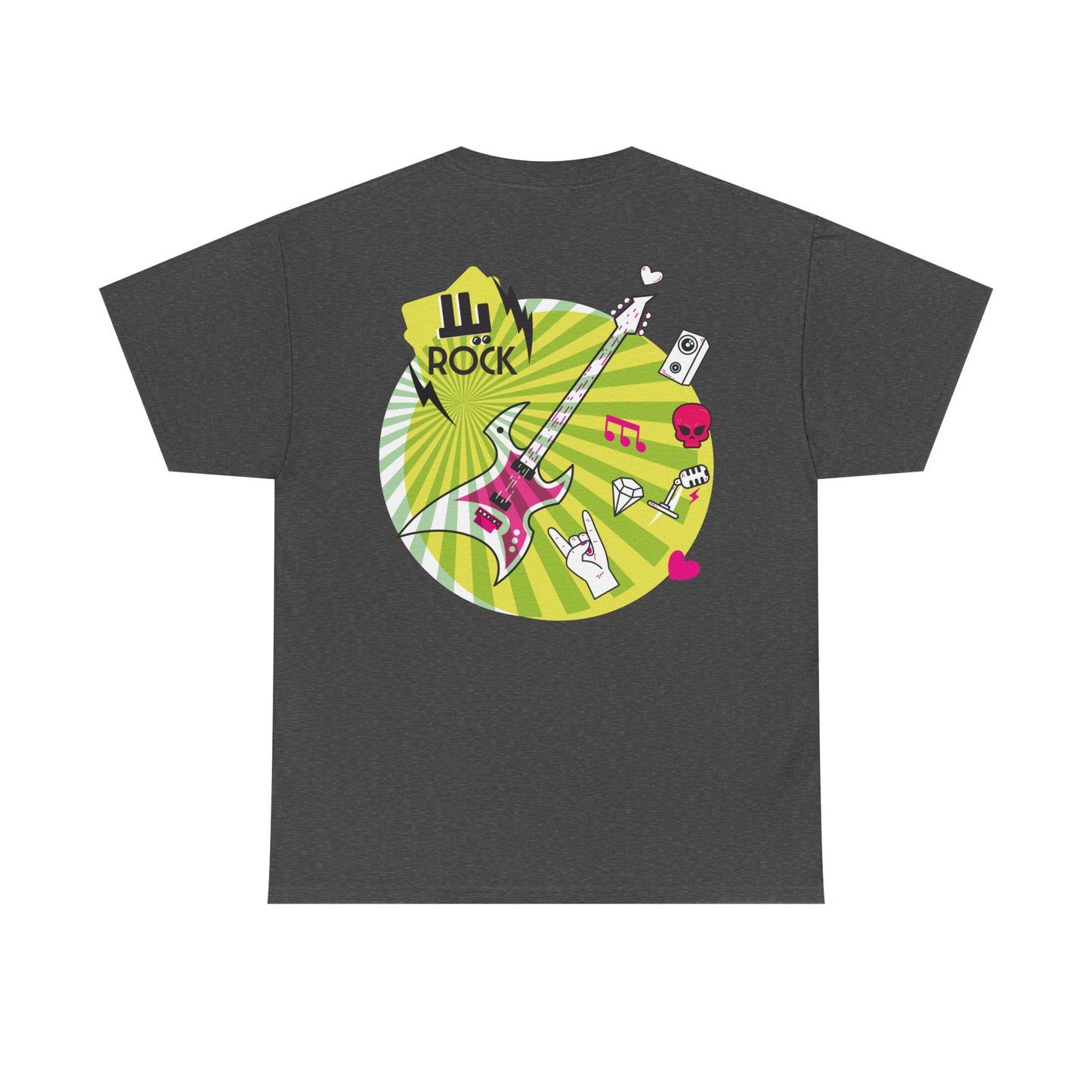 Rockin' Unisex Heavy Cotton Tee - Perfect for Music Lovers