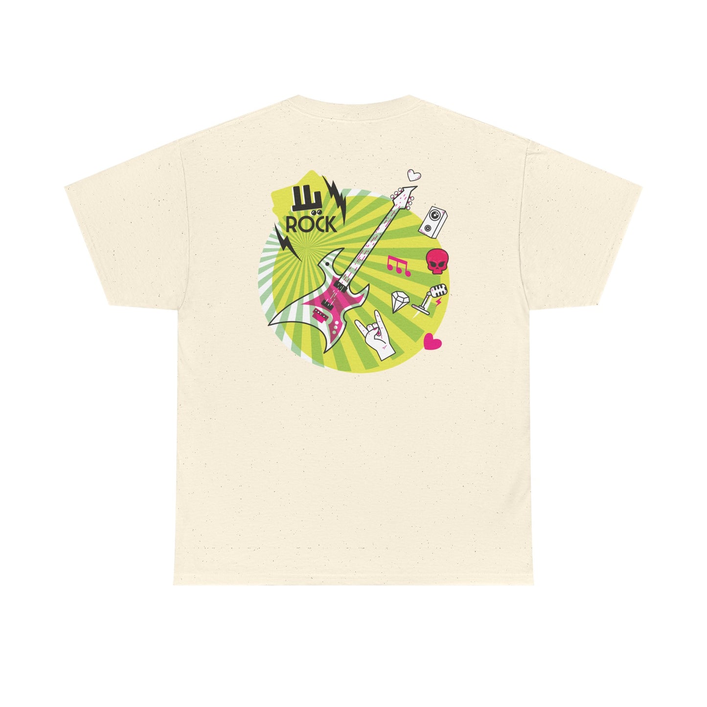 Rockin' Unisex Heavy Cotton Tee - Perfect for Music Lovers `Yalla Rock'
