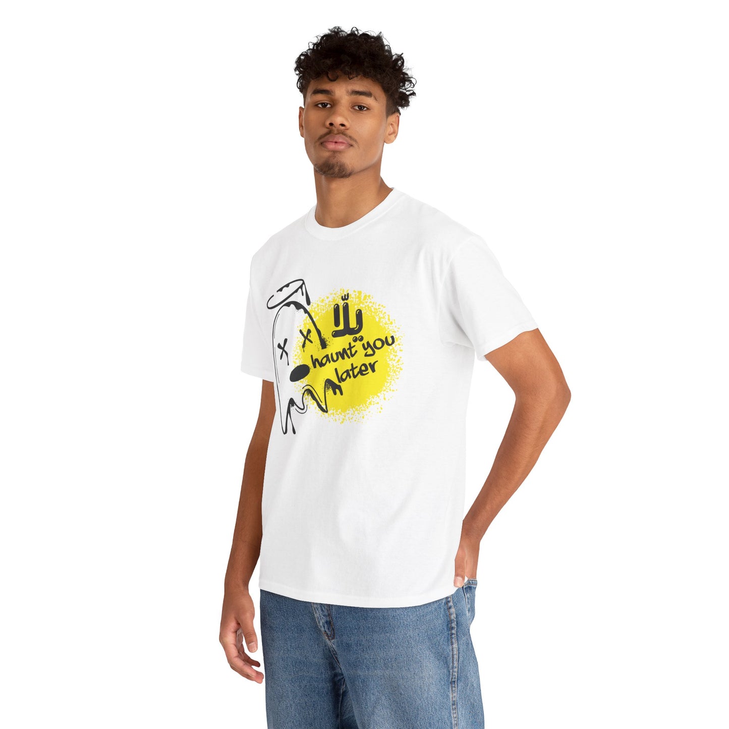 Yalla Haunt You Later' Ghost Graphic Shirt for Halloween