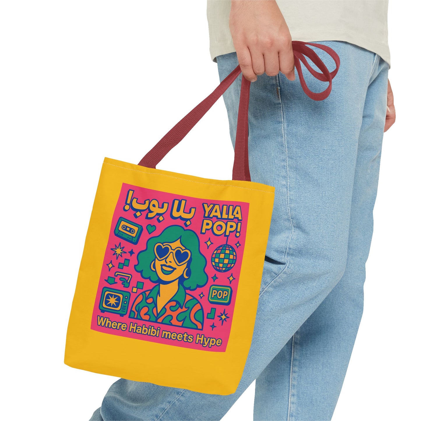 Colorful Motivational Tote Bag - Perfect for Everyday Style!