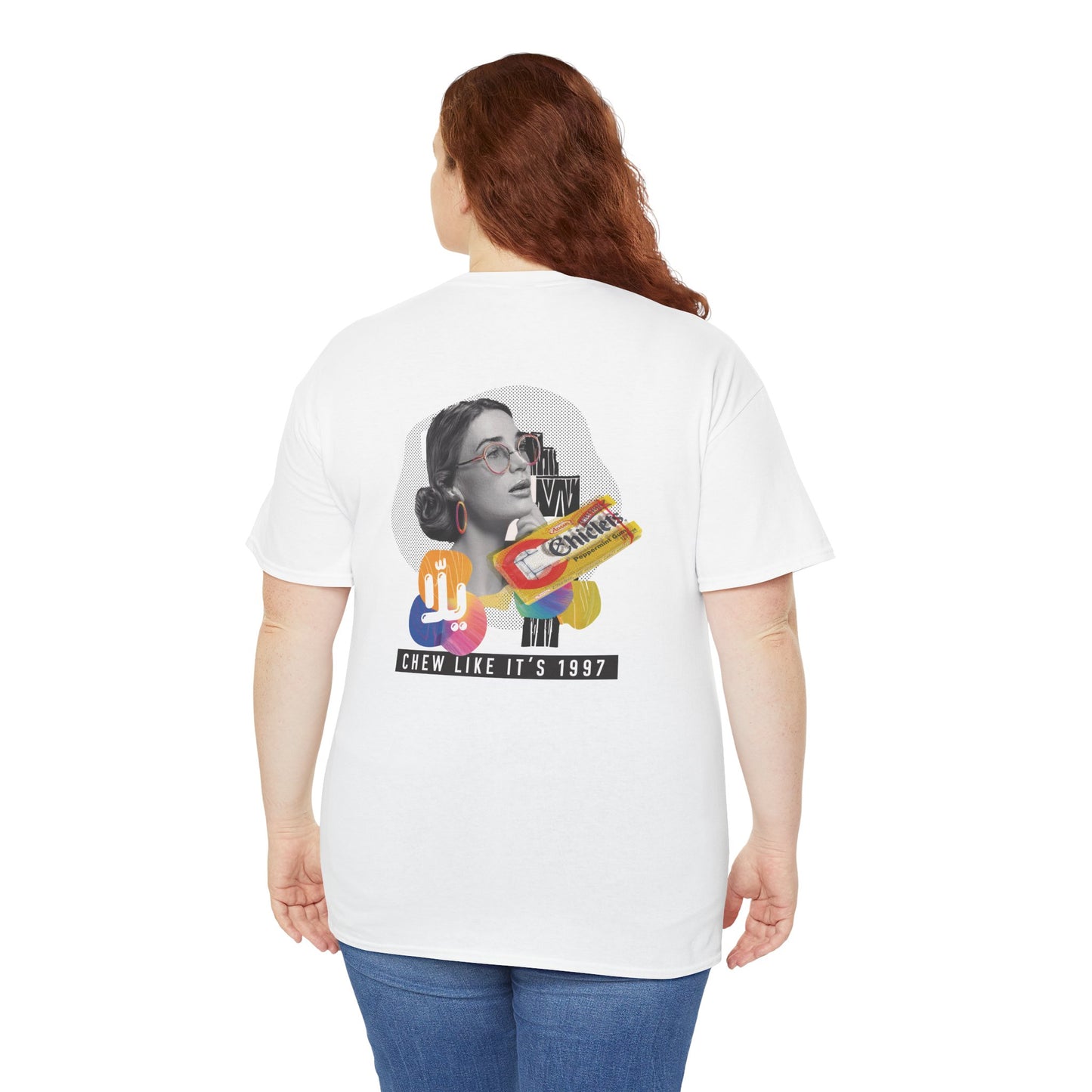 Vintage Chiclets Graphic Tee - Retro 90s Inspired Unisex Heavy Cotton T-Shirt