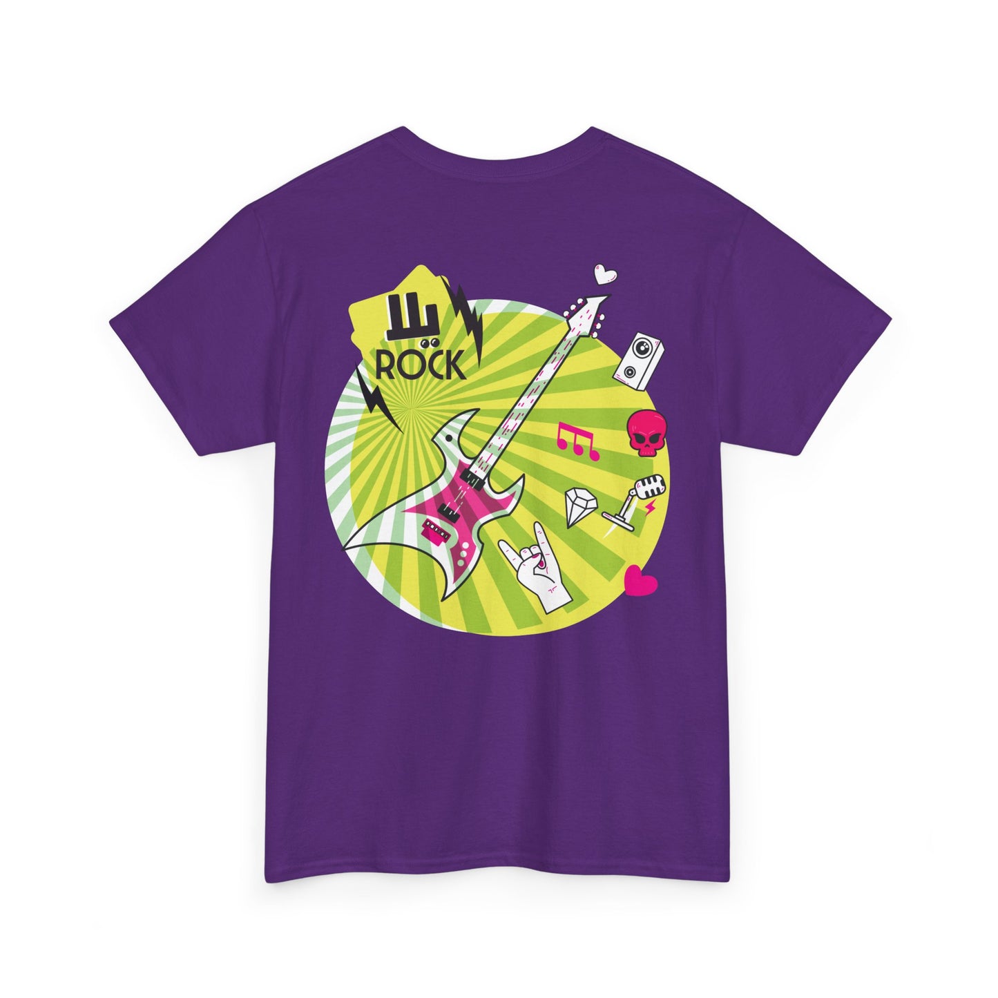 Rockin' Unisex Heavy Cotton Tee - Perfect for Music Lovers