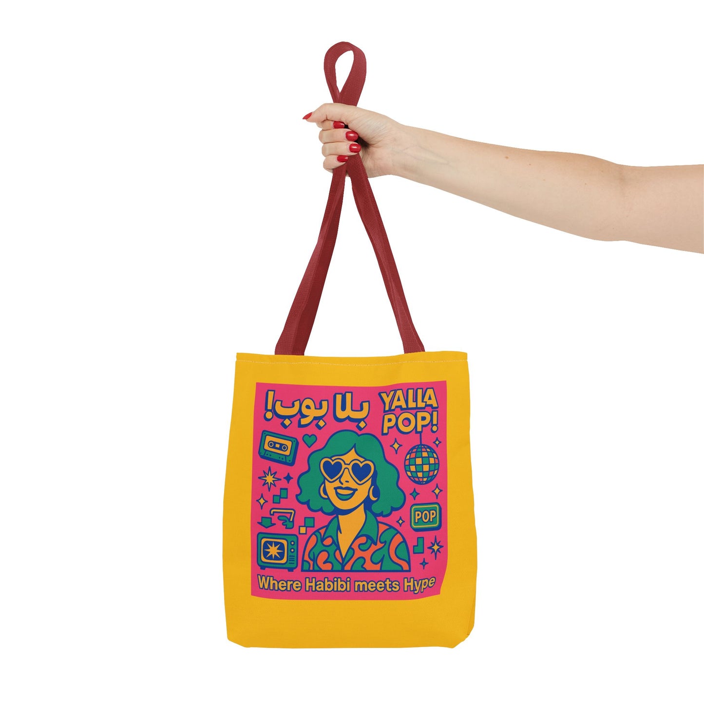 Colorful Motivational Tote Bag - Perfect for Everyday Style!