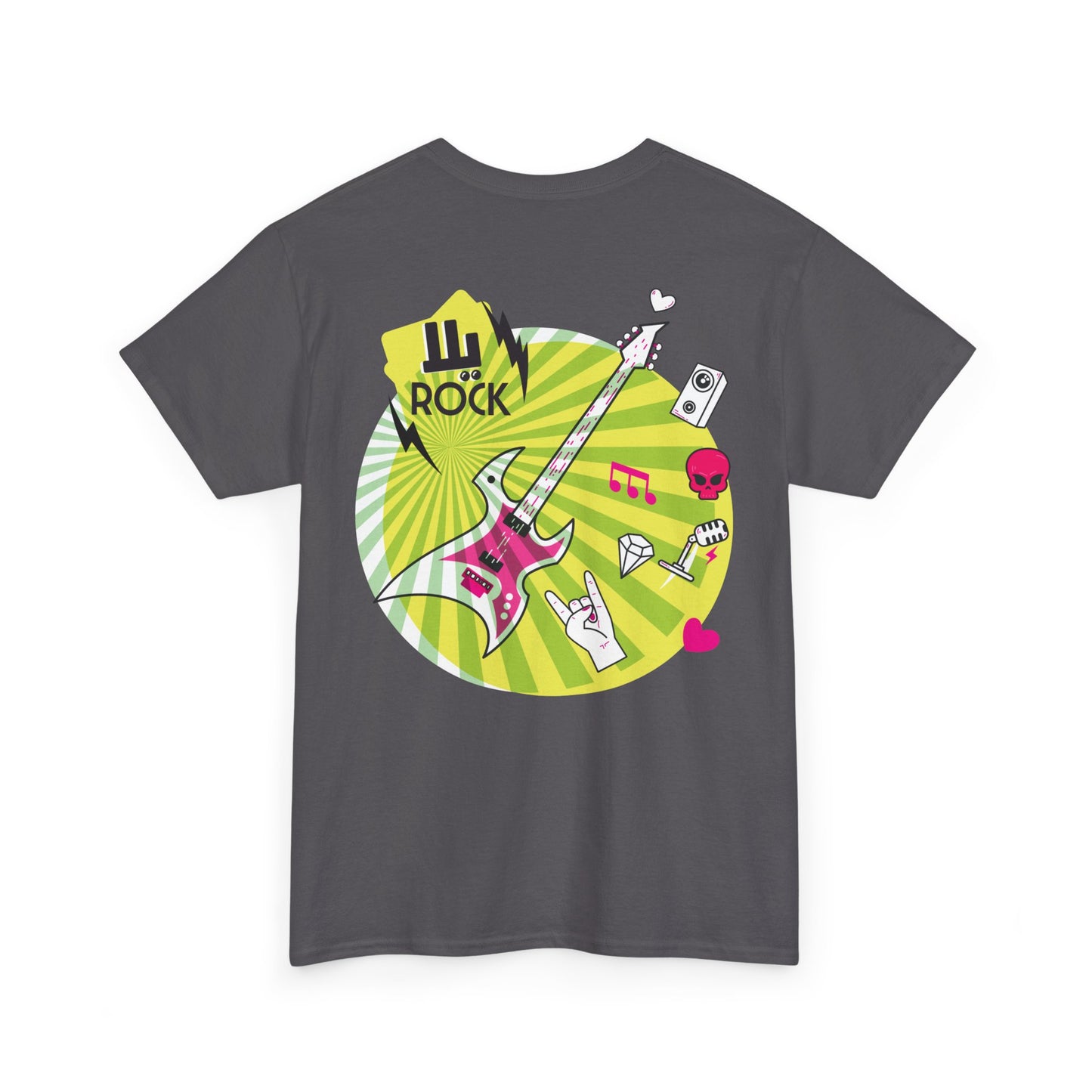 Rockin' Unisex Heavy Cotton Tee - Perfect for Music Lovers