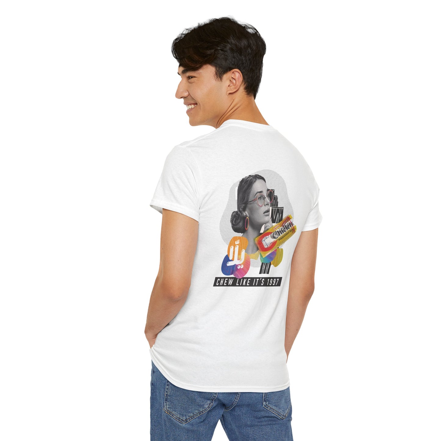 Vintage Chiclets Graphic Tee - Retro 90s Inspired Unisex Heavy Cotton T-Shirt
