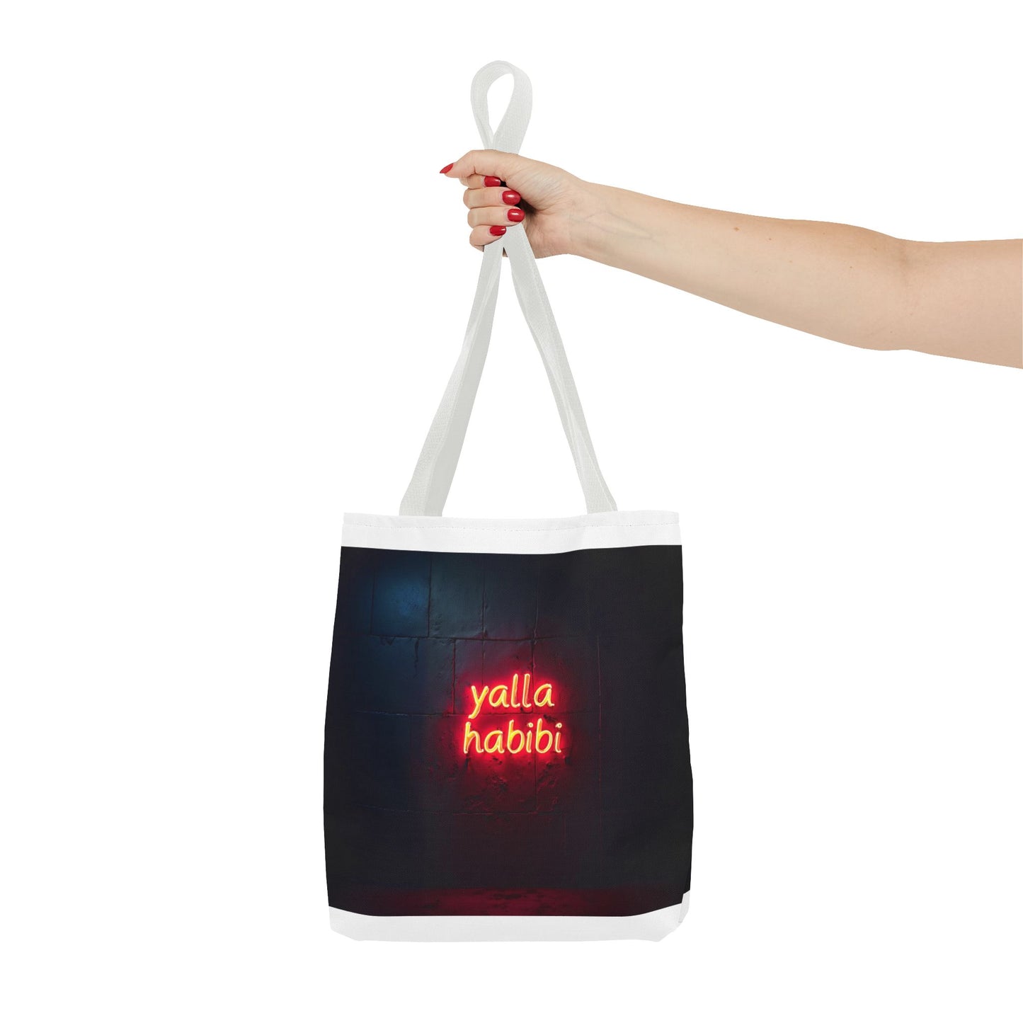 Yalla Habibi Tote Bag - Stylish and Trendy Everyday Carryall