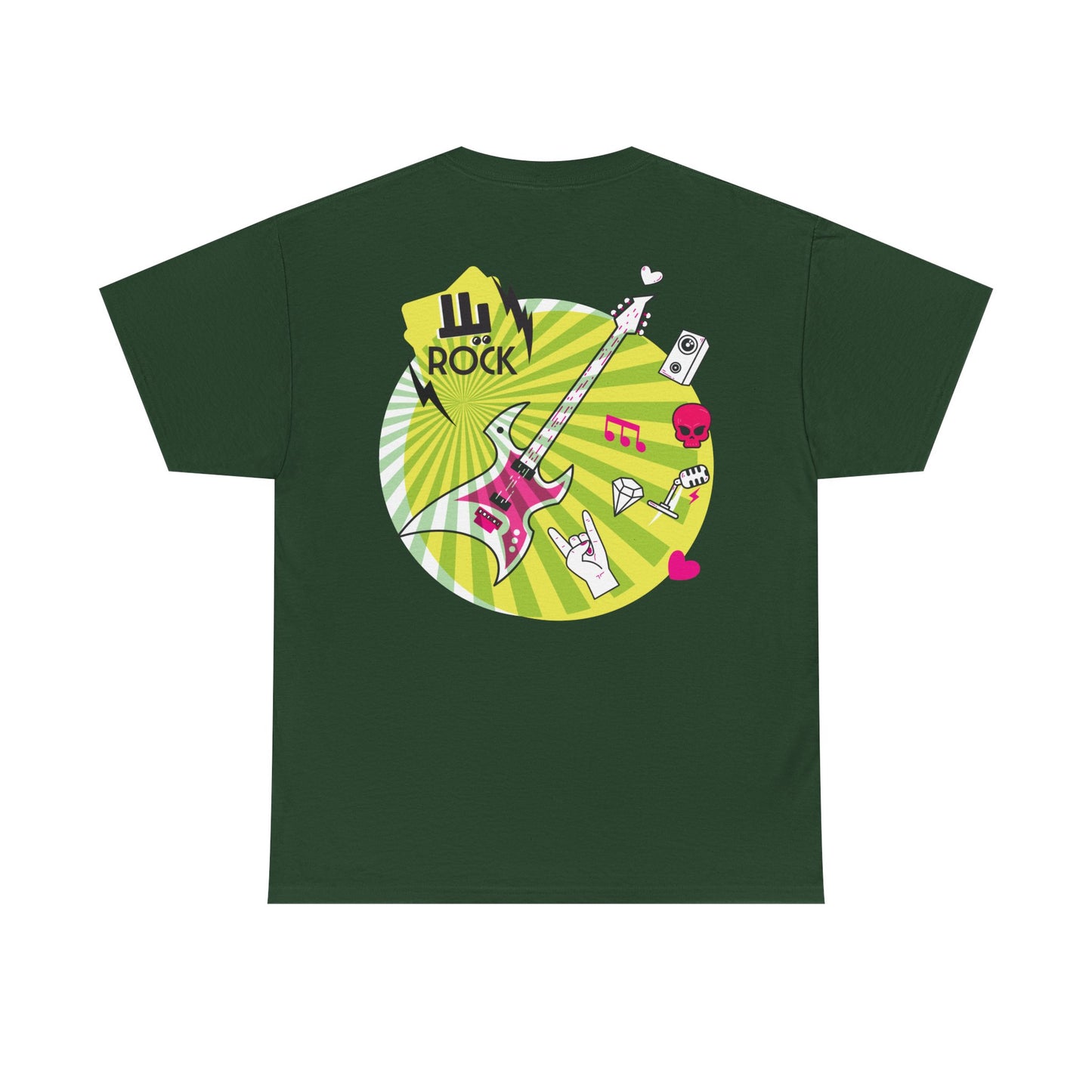 Rockin' Unisex Heavy Cotton Tee - Perfect for Music Lovers