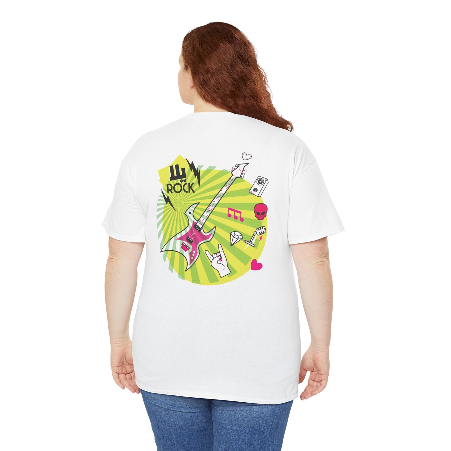Rockin' Unisex Heavy Cotton Tee - Perfect for Music Lovers `Yalla Rock'