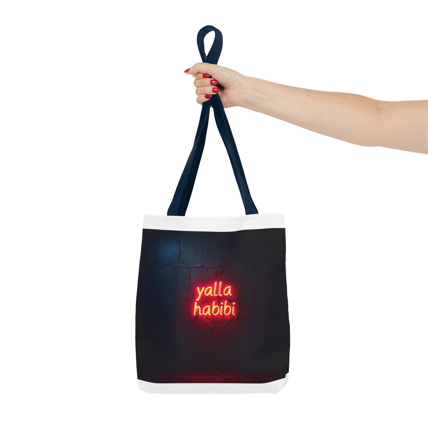 Yalla Habibi Tote Bag - Stylish and Trendy Everyday Carryall
