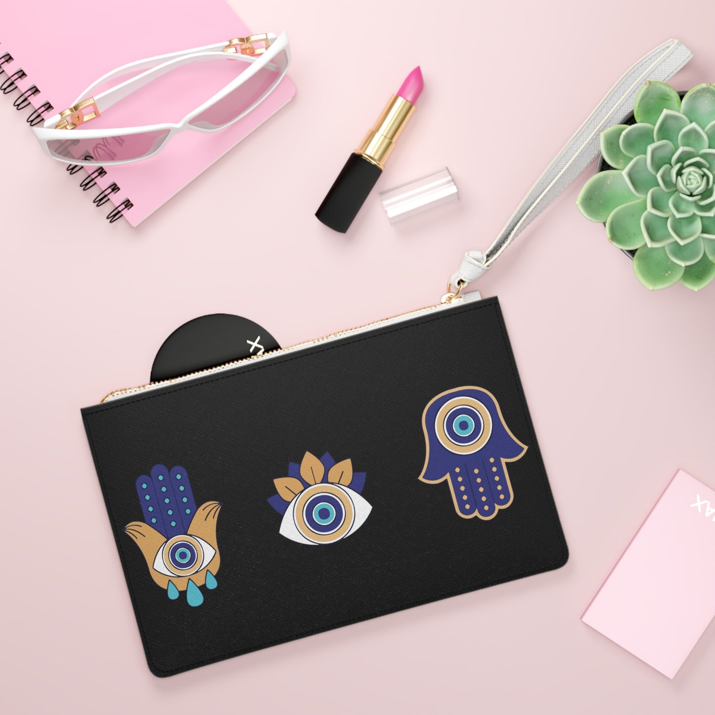 Mystical Eye Clutch Bag - Boho Chic Handbag for Everyday Use