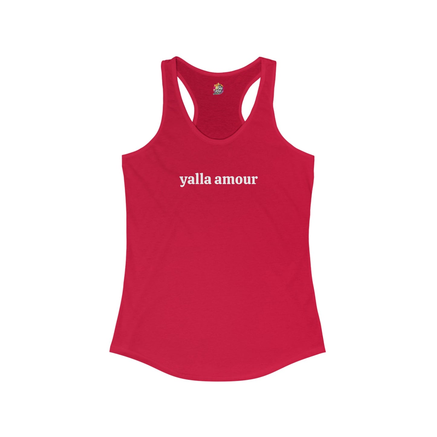 Yalla Amour - Inspirational Women's Racerback Tank Top