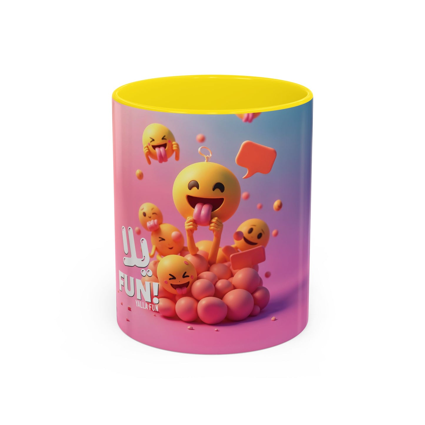 Funny Emoji Accent Coffee Mug - Perfect Gift for Friends & Family