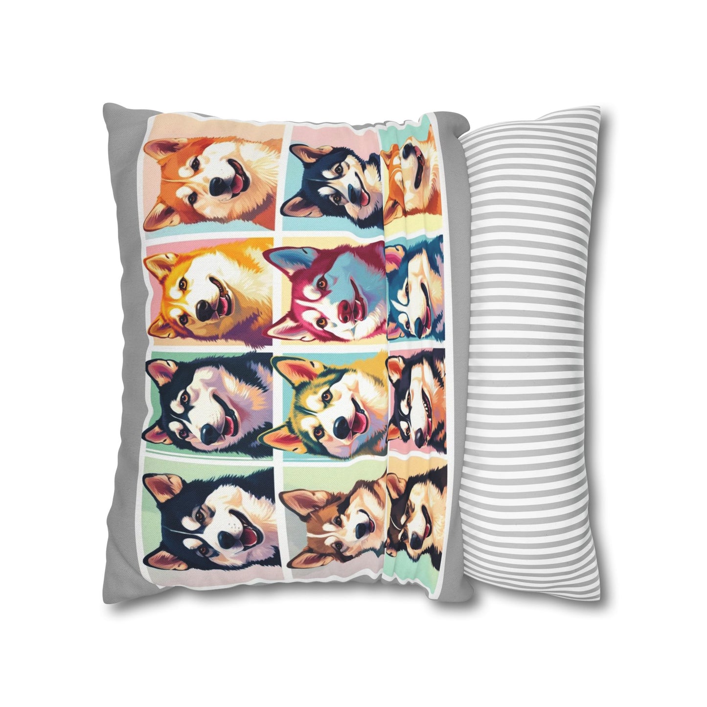 Pillow case- Yalla Husky home decor dog lovers