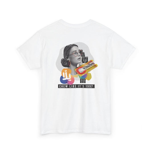 Vintage Chiclets Graphic Tee - Retro 90s Inspired Unisex Heavy Cotton T-Shirt