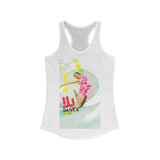 Dance Vibes Women's Racerback Tank - Let's Dance Motivational Shirt