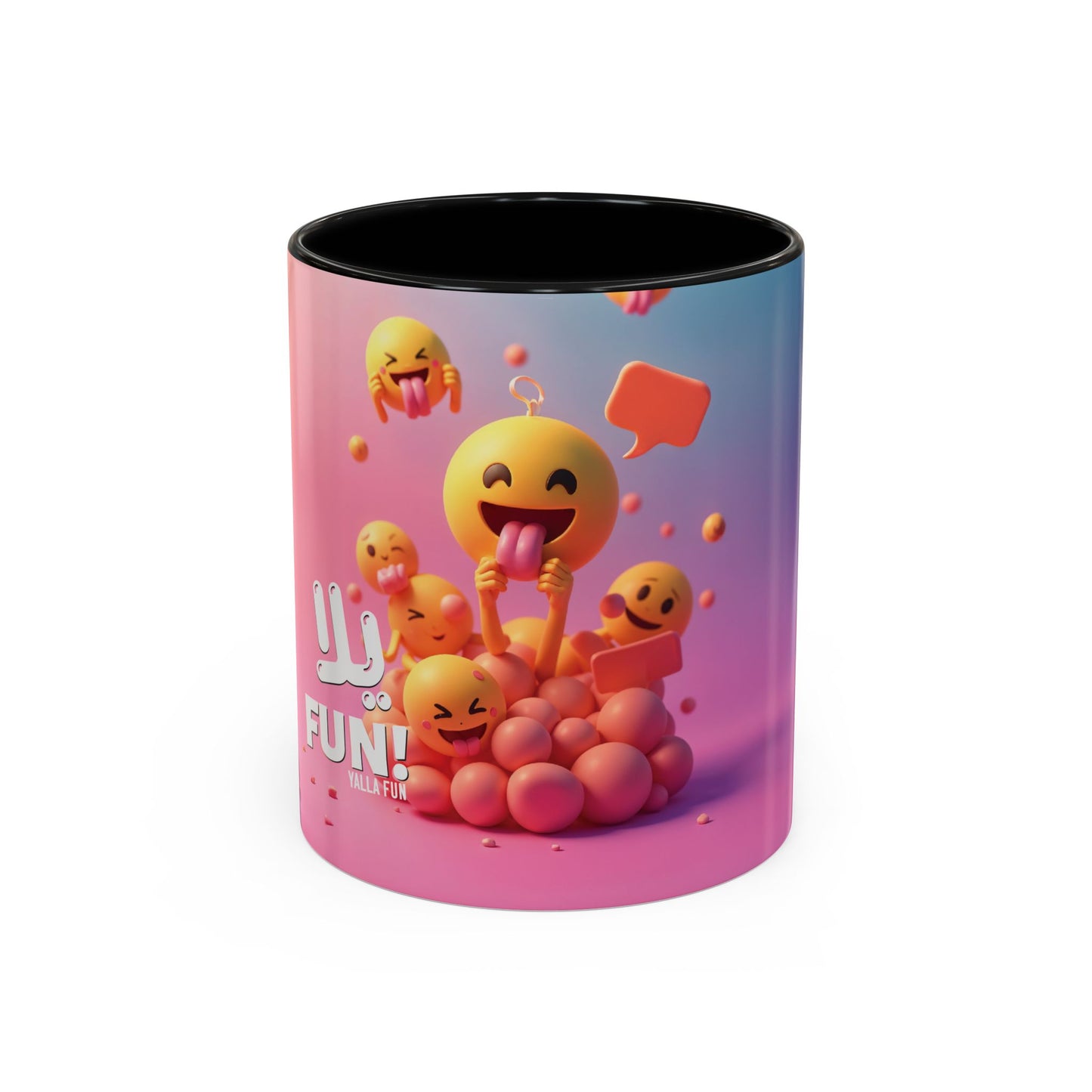 Funny Emoji Accent Coffee Mug - Perfect Gift for Friends & Family