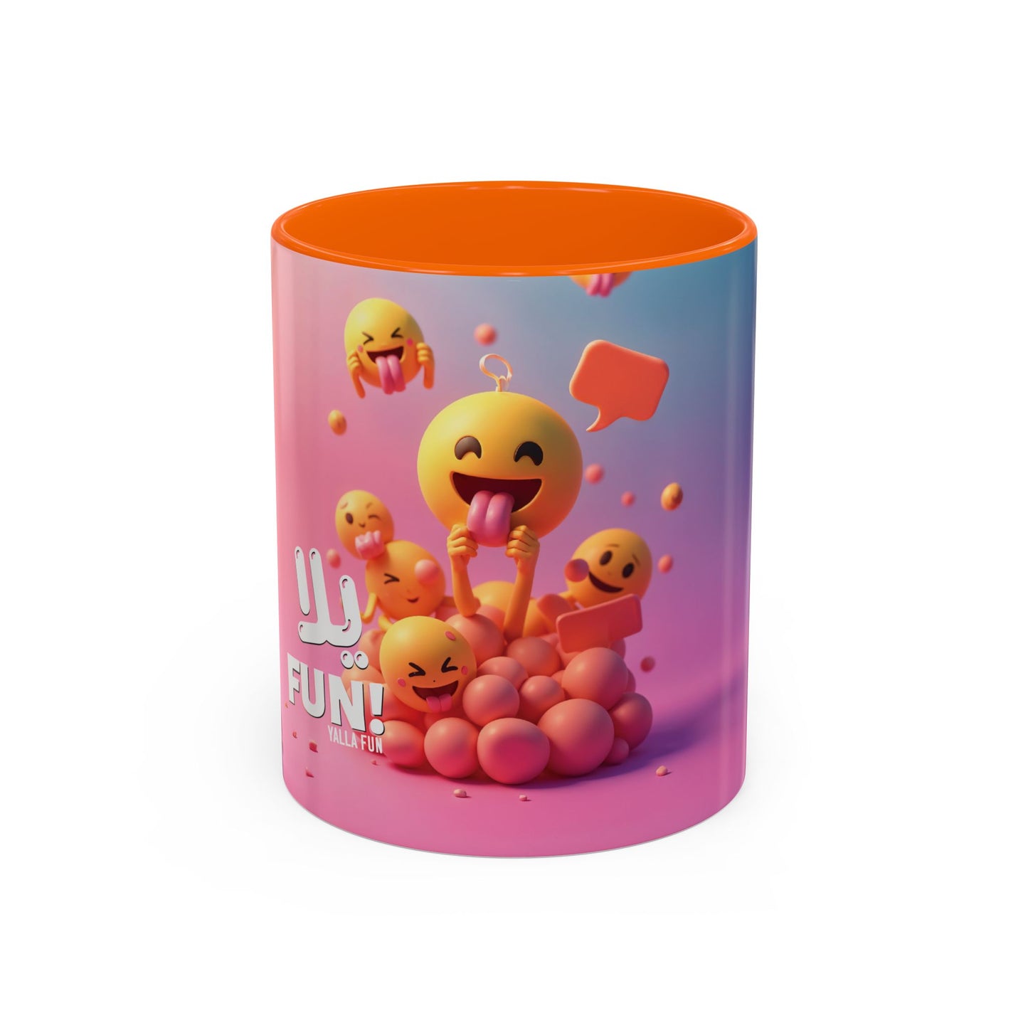 Funny Emoji Accent Coffee Mug - Perfect Gift for Friends & Family