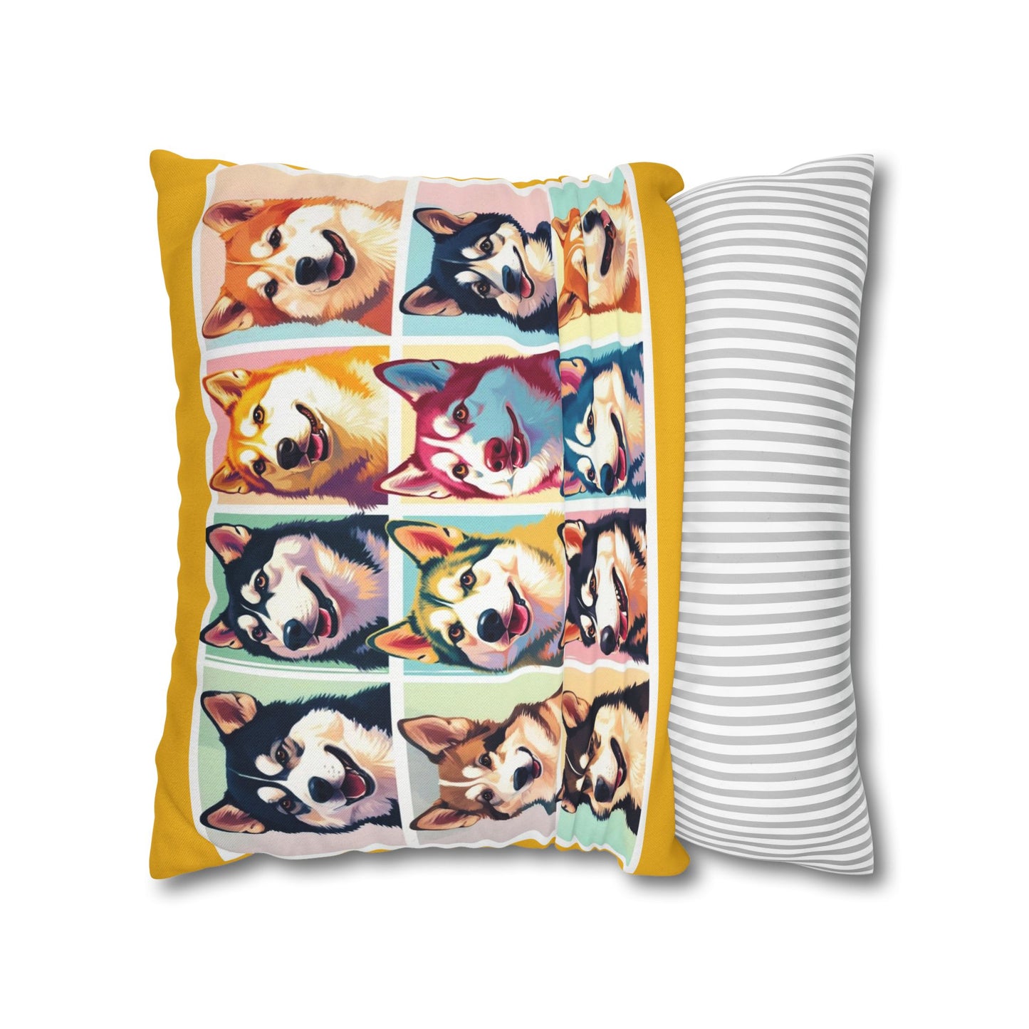 Pillow case- Yalla Husky home decor dog lovers