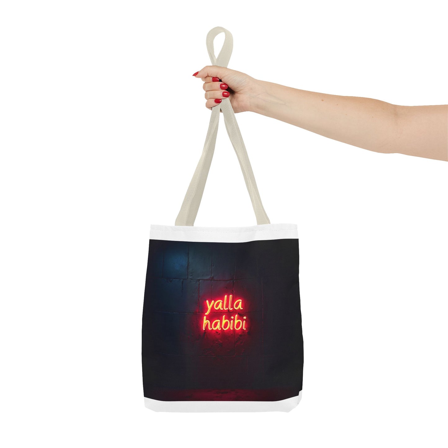 Yalla Habibi Tote Bag - Stylish and Trendy Everyday Carryall