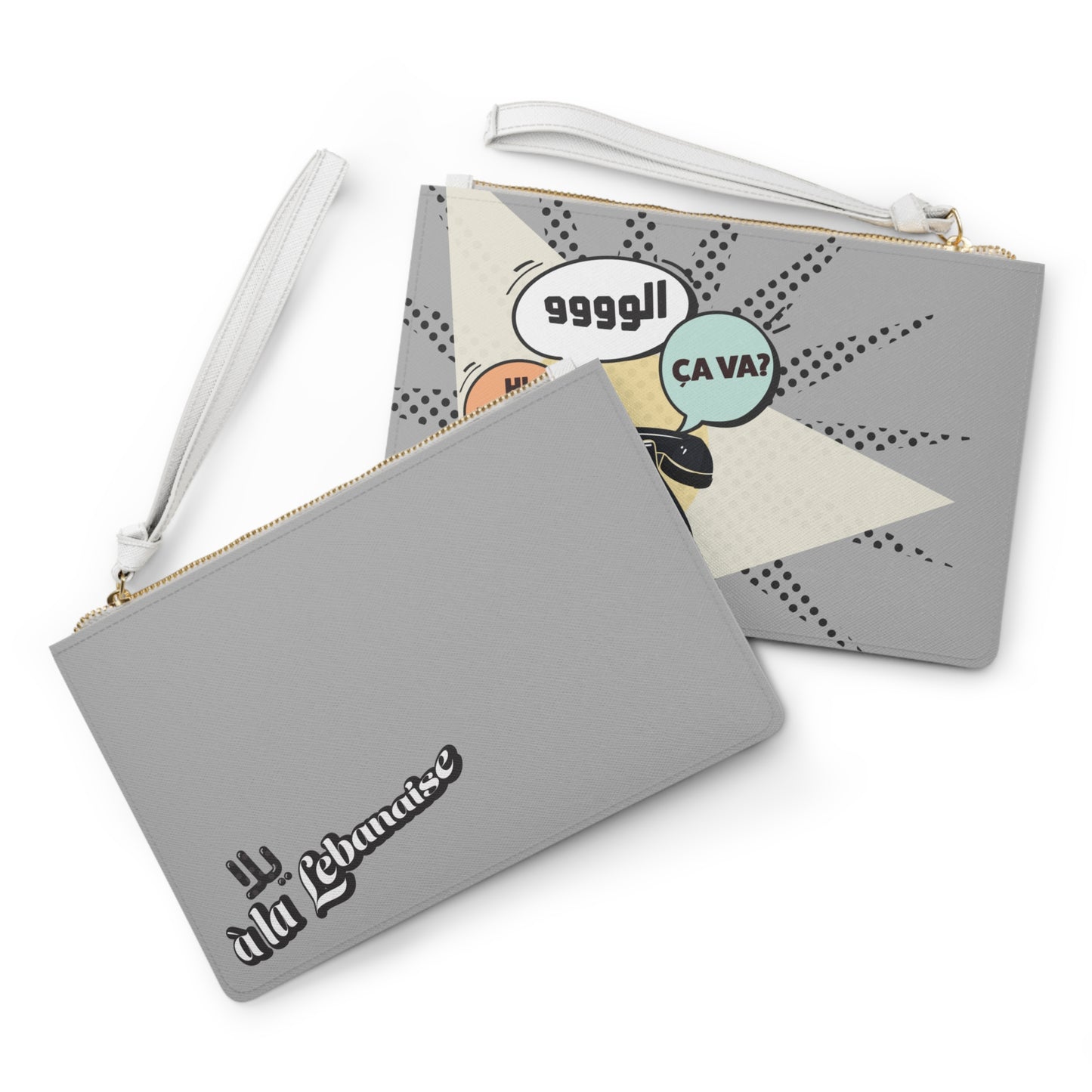 Yalla a la Lebanaise Stylish Clutch Bag |  Chic Evening Out, Gifts for Her, Unique Handbag