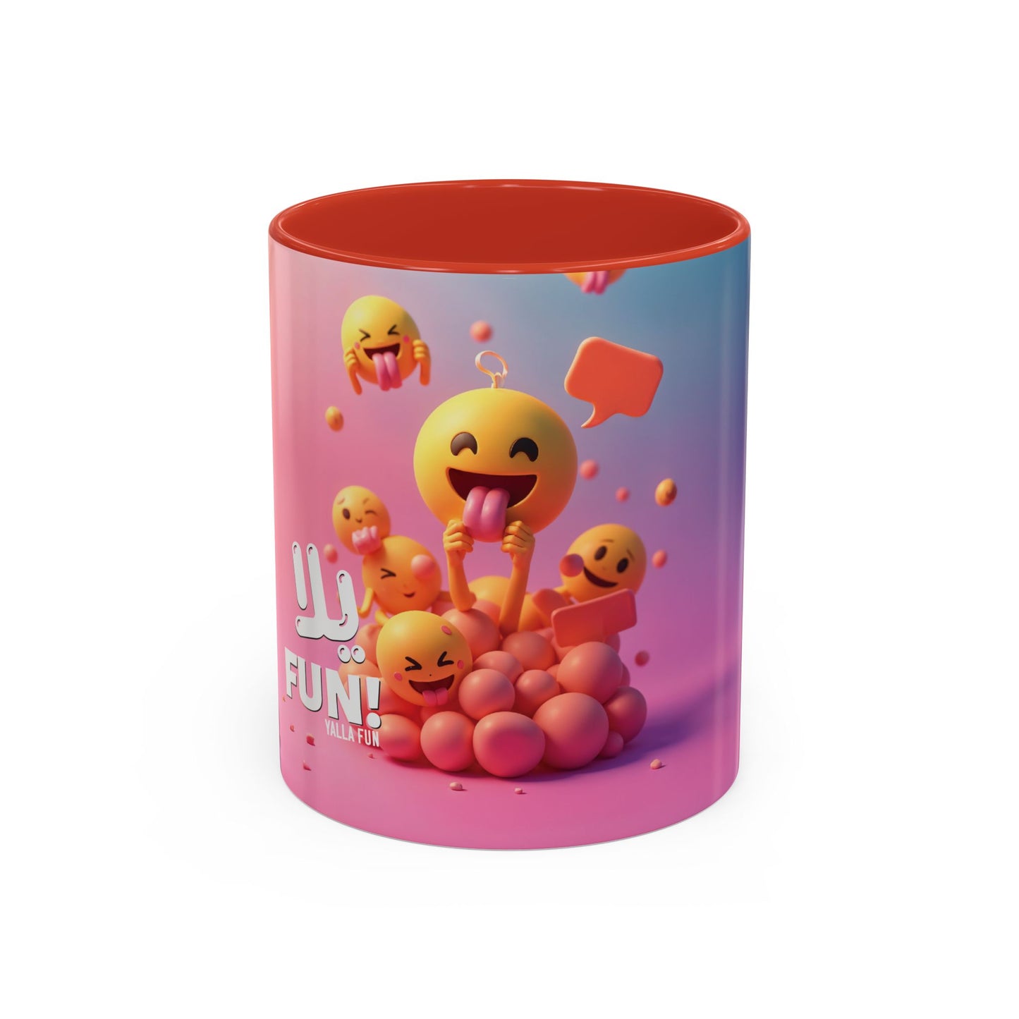Funny Emoji Accent Coffee Mug - Perfect Gift for Friends & Family